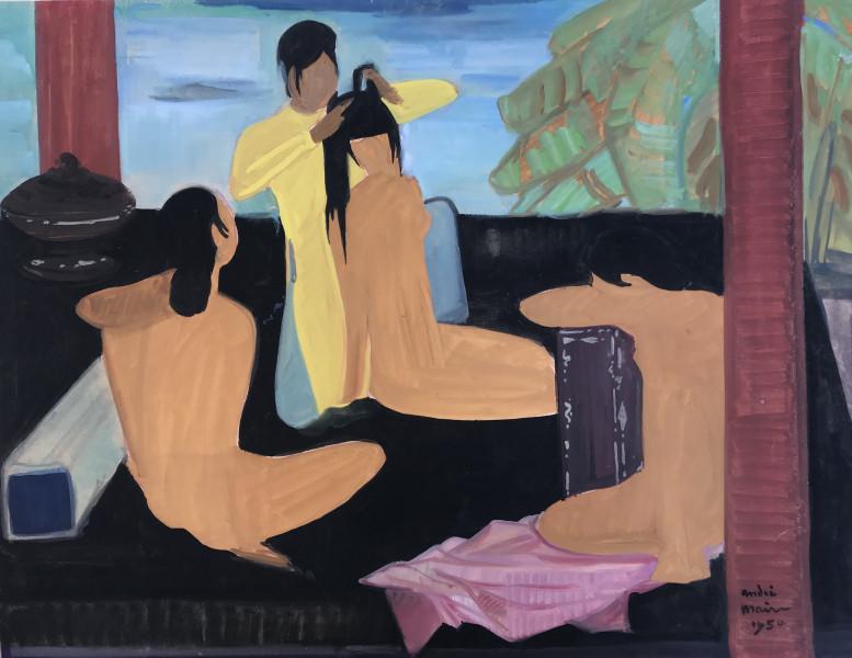 Vietnam, La toilette, 1950 André MAIRE