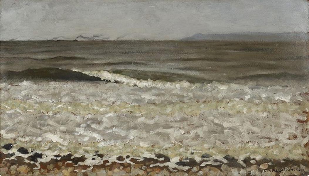 Mer haute à Villerville, 1902. Félix VALLOTTON