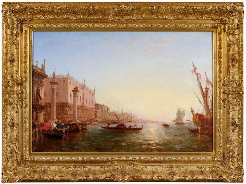 Venise, devant la place Saint-Marc Félix ZIEM