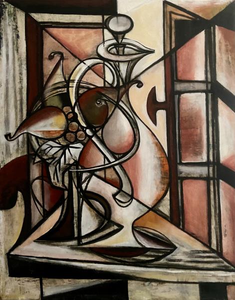 Nature morte au flacon, octobre 1976 Georges-Henri PESCADERE