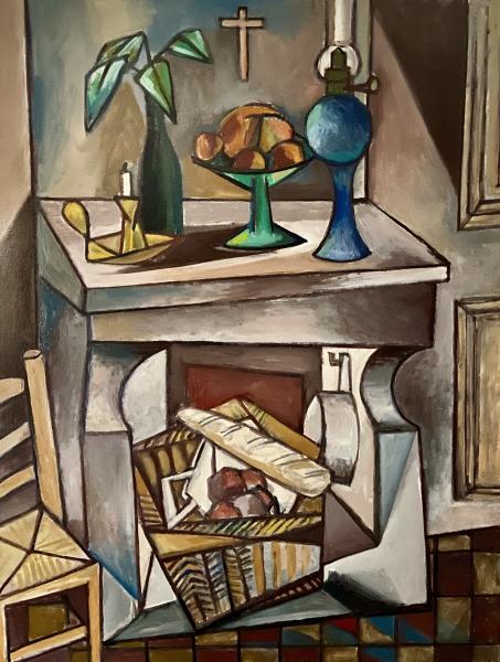 Nature morte sur la cheminée, décembre 2002 Georges-Henri PESCADERE