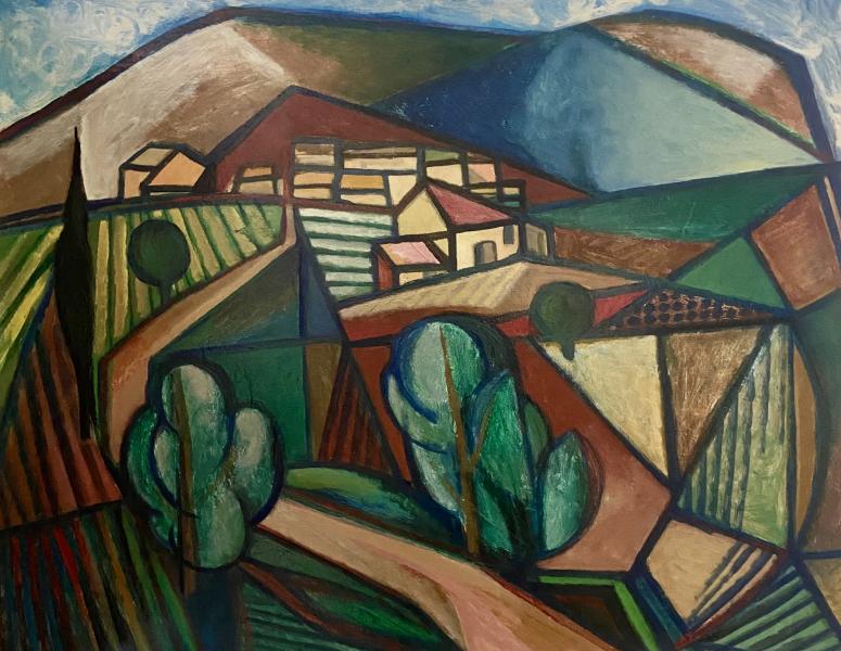 Paysage au creux du vallon, Savacane, 1979-1991 Georges-Henri PESCADERE