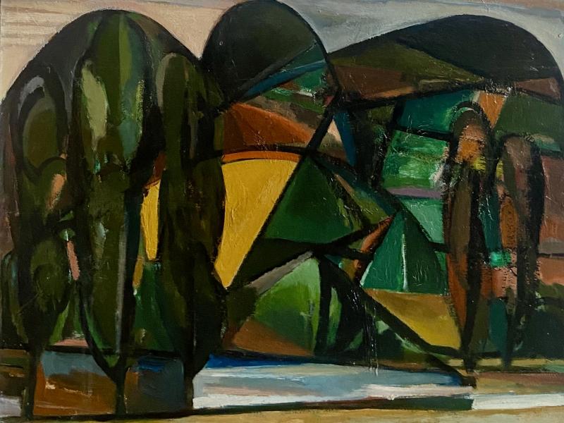 Paysage, Savacane, août 1973 Georges-Henri PESCADERE