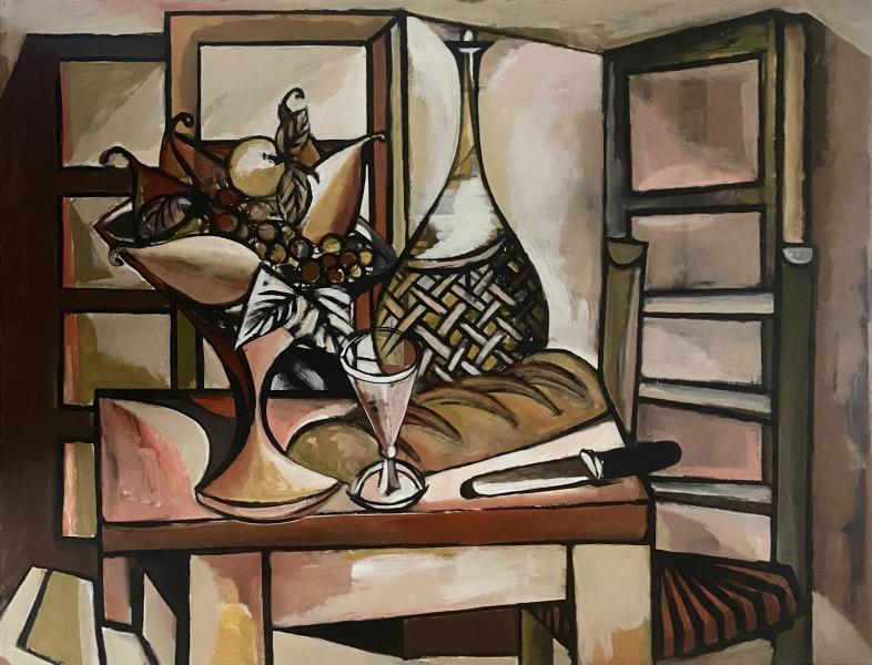 "Table garnie I", février 1977 Georges-Henri PESCADERE