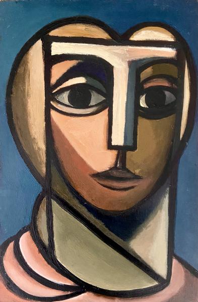 Visage en té, mai 1977 Georges-Henri PESCADERE