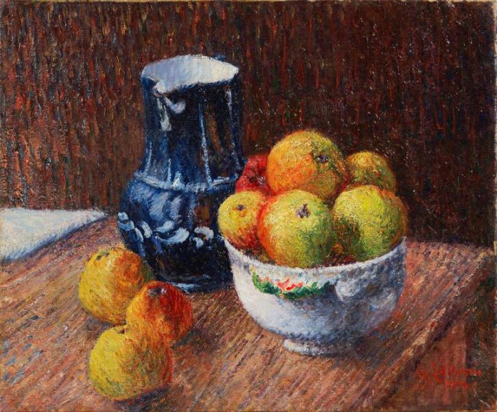 Nature morte au pichet et aux pommes, 1904 Gustave LOISEAU