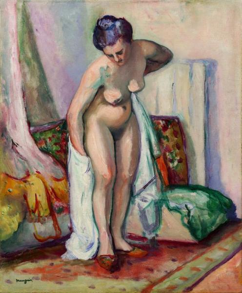 Le lever, femme au peignoir (Jeanne), 1916. Henri MANGUIN