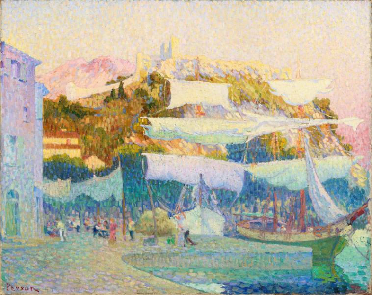 Voiles au sec, Cassis Henri PERSON