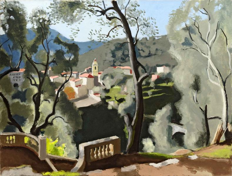 Paysage des Alpes Maritimes Joseph INGUIMBERTY