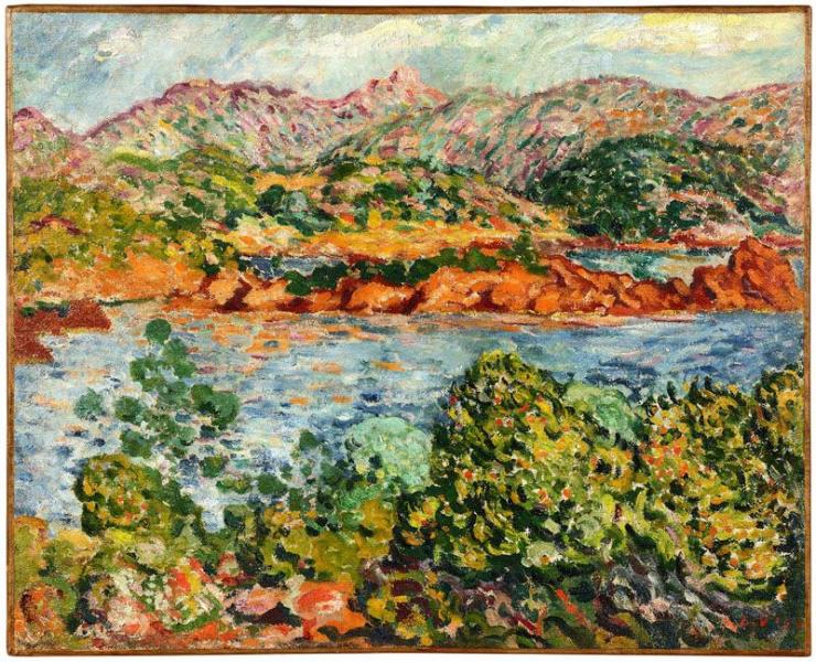 Bord de mer aux rochers rouges à Agay, 1903. Louis VALTAT