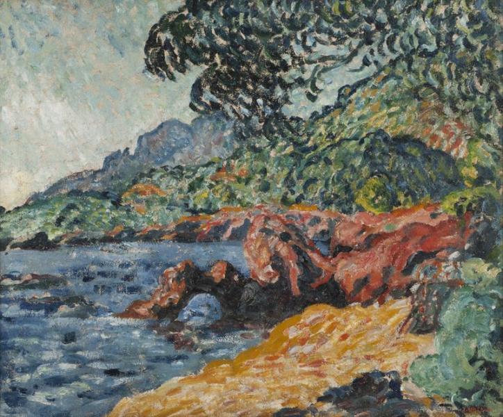 Les rochers rouge à Anthéor, 1904. Louis VALTAT