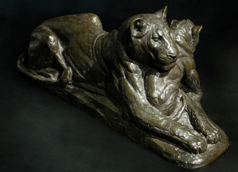 Lionne et son lionceau, 1946 Paul JOUVE