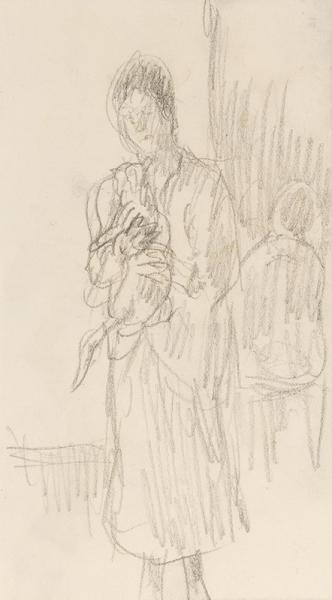 Femme au chat (Marthe)