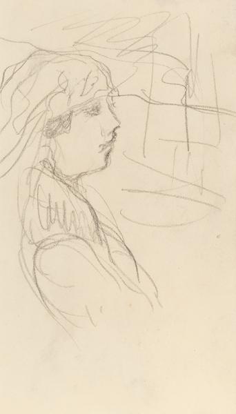 Jeune femme au turban (Lucienne Dupuy de Frenelle), circa 1918