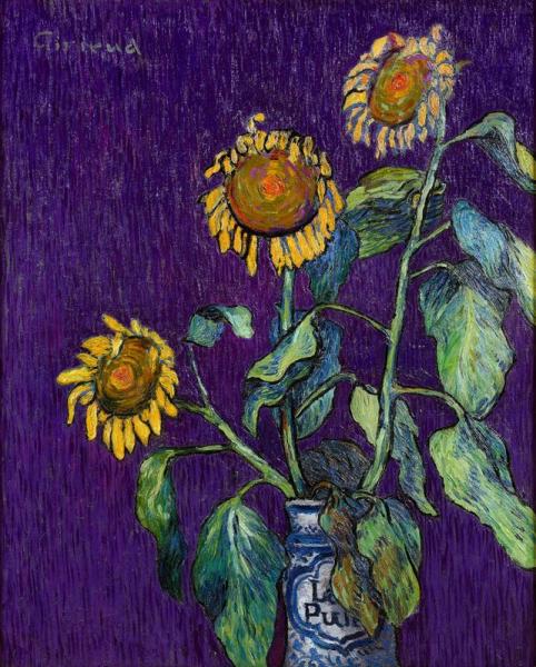 Tournesols, vers 1908. Pierre GIRIEUD