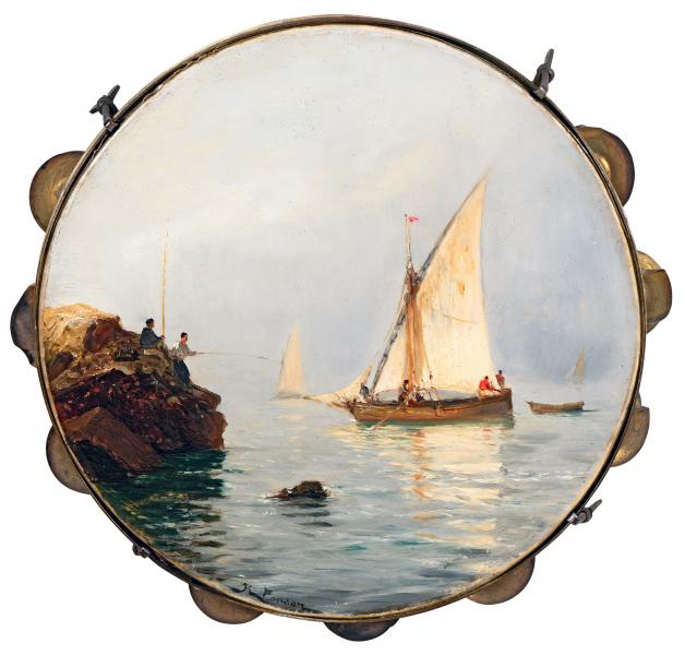 Pêcheurs en bord de mer, Cassis Raphael PONSON