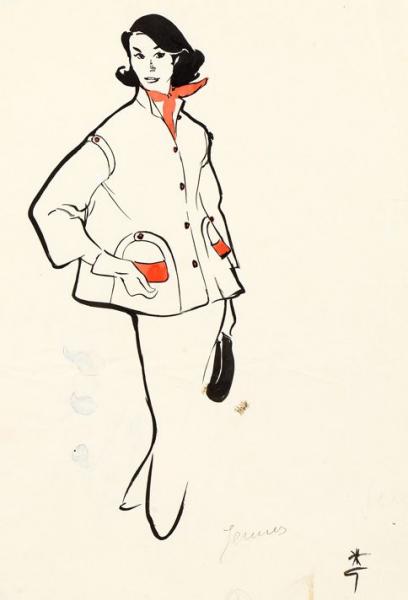Dessin de mode René GRUAU