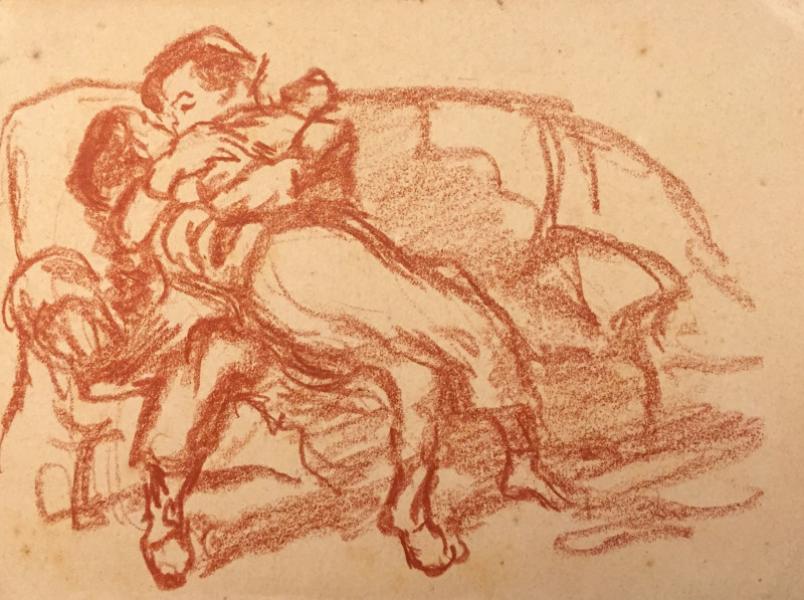 Erotica, Couple enlacé 1. René SEYSSAUD