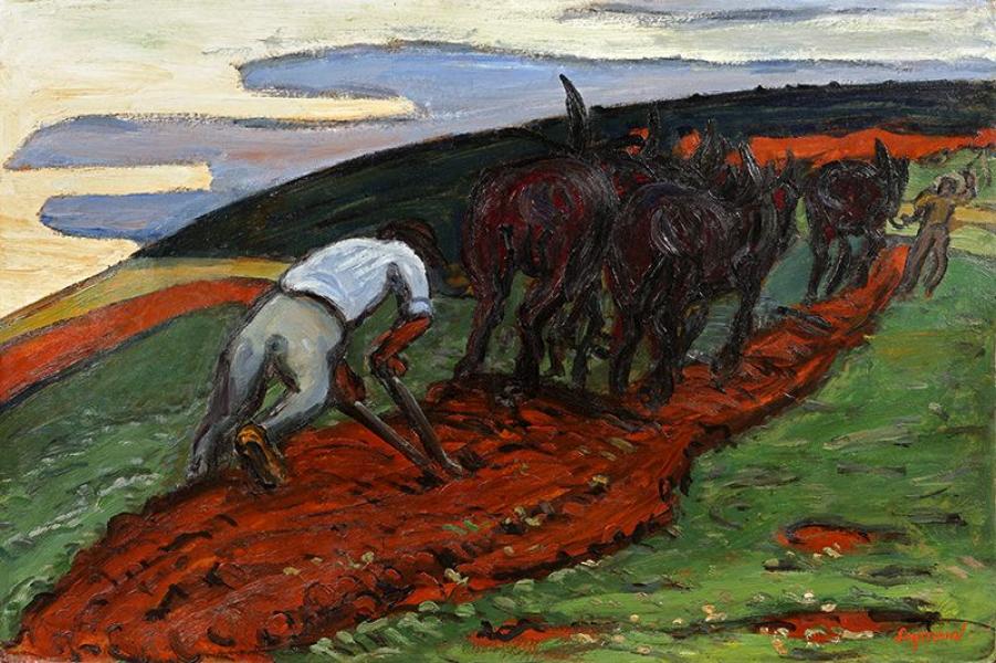 Labour, vers 1910. René SEYSSAUD