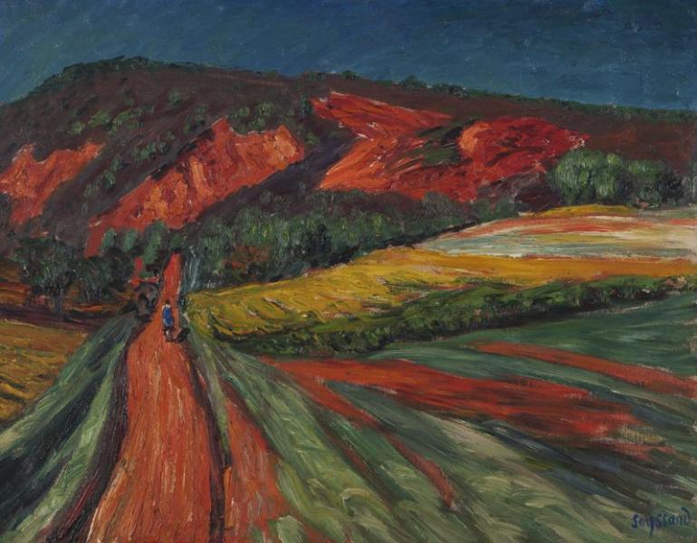 Les Ocres, vers 1914. René SEYSSAUD