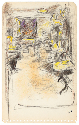 Le soir dans le salon du château des Clayes, c. 1932-1938 Edouard VUILLARD