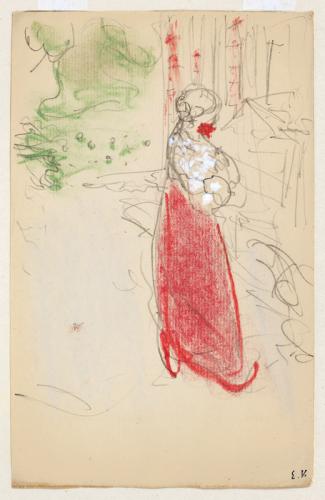 Misia à Villeneuve-sur-Yonne, c.1898 Edouard VUILLARD
